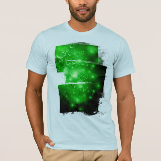 Limegrön galaxexplosion tee shirt