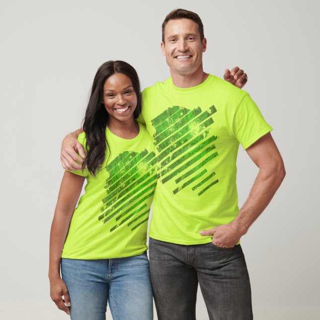 Limegrön lergods t shirt (Unisex)