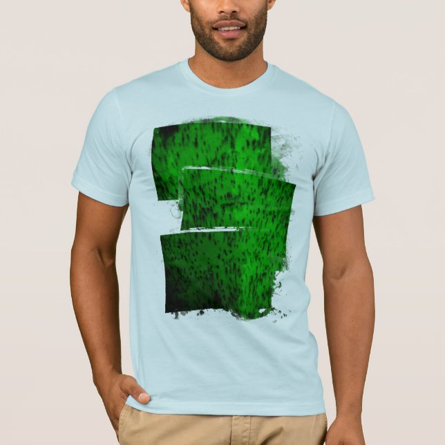 Limegrön lergods t shirt (Framsida)