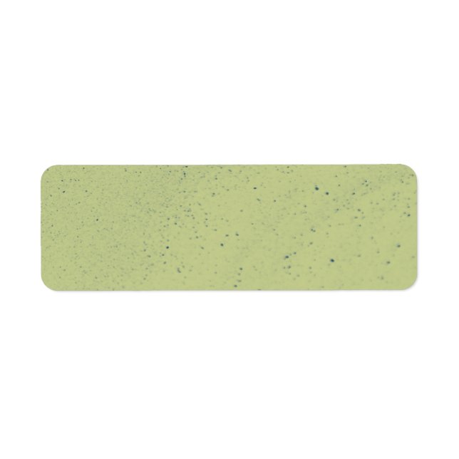 Limegrön sand returadress etikett (Framsidan)