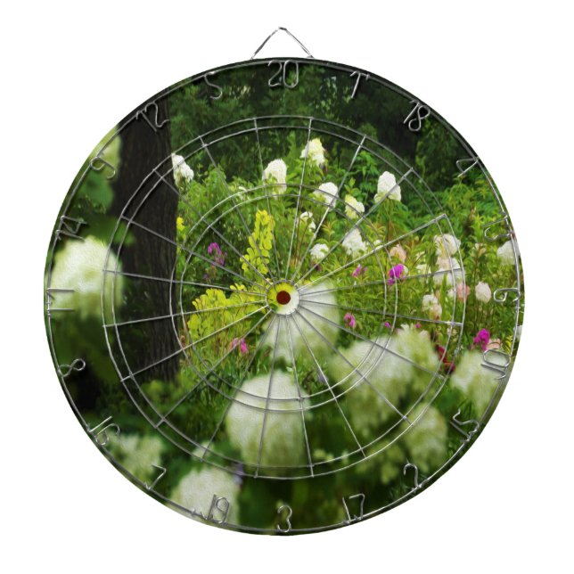 Limelight Hydrangeas in My Rubio Garden Darttavla (Framsidan)