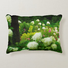 Limelight Hydrangeas in My Rubio Garden Prydnadskudde