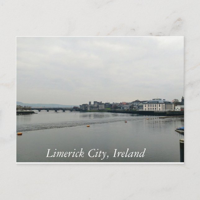 Limerick City Postcard Vykort (Framsida)