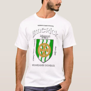 Limerick Ireland Vapensköld T-Shirt