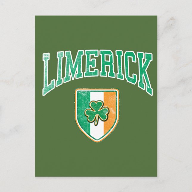 LIMERICK Ireland Vykort (Framsida)