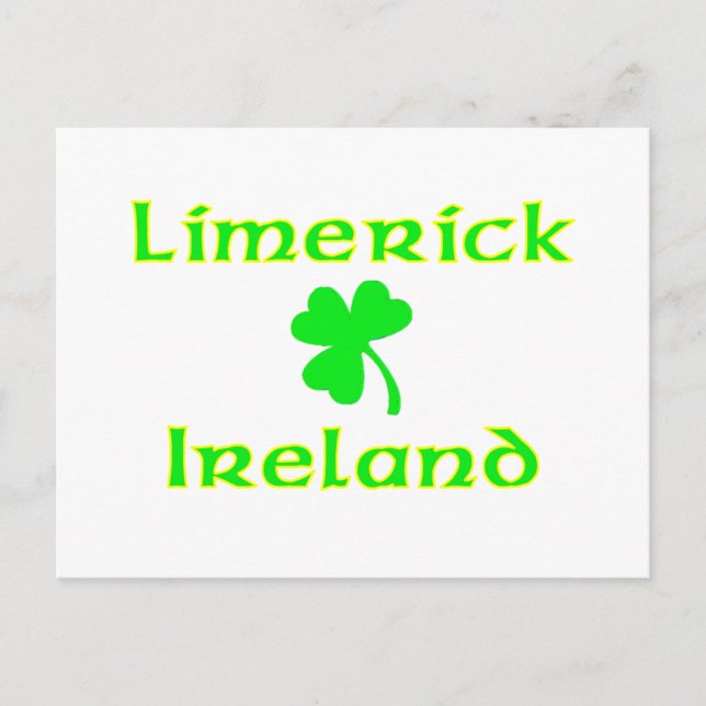 Limerick, Irland Vykort (Framsida)