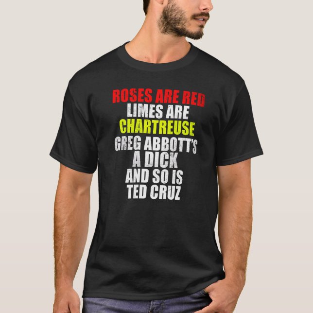 Limes är Chartreuse Gregg Abbott Ted Curz T Shirt (Framsida)