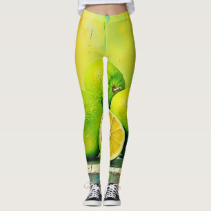 Limes ljusa sommarpolare leggings