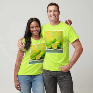 Limes ljusa sommarpolare t shirt