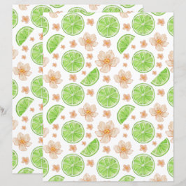 Limes Scrapbookpapper