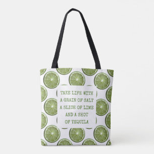 Limes & Tequila Motivational Dikt Tygkasse