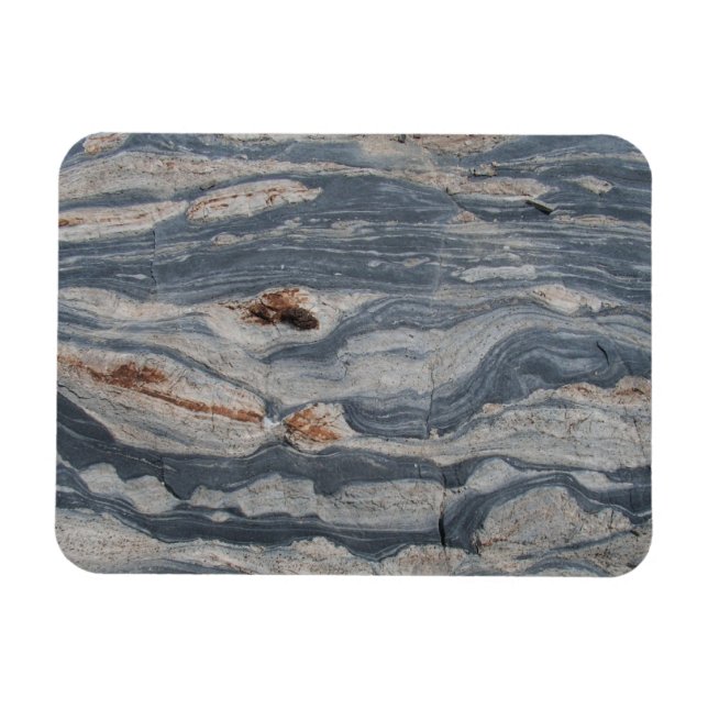 Limestone Boudinage Geology Magnet (Horisontell)