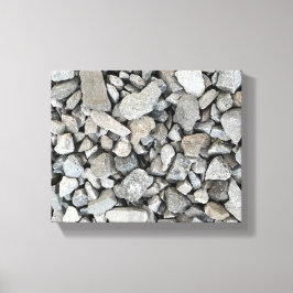 Limestone Gravel Canvastryck