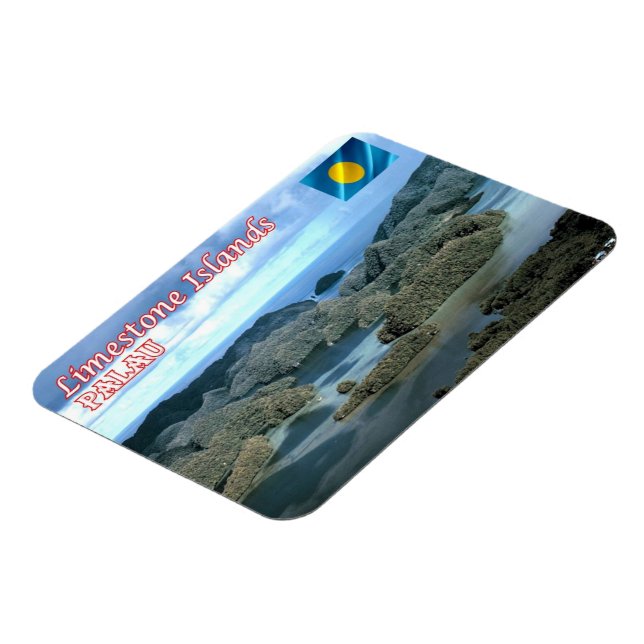Limestone Island - Palau - Magnet (Vänstra Sidan)