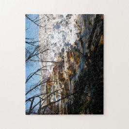 Limestone Terrace Mammoth Hett Vår Yellowstone Pussel