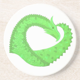 Limgrön hjärtrytm på vitt underlägg