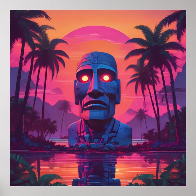 Liminal Polynesian Haunt Poster (Framsidan)