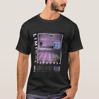 Liminal Spaces-förångning Retro Långärmad T Shirt