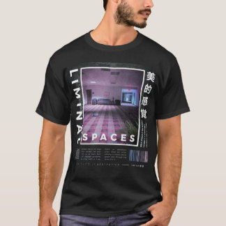 Liminal Spaces Retro 80s och 90s Aesthetic Vaporwa T Shirt