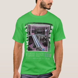 Liminala utrymmen Vaporwave Estetik Kawaii Pastell T Shirt