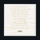 Liminality Magnet by Poet Adiela Akoo<br><div class="desc">"Liminality Magnet by Poet Adiela Akoo - "Liminality betyder att självutforskningen på väg blir allt vanligare. Det är det centrala temat i all min skrivning - den bumpy road to be. Varje ostadig linje som påminner om en läxa, varje lektion ett steg mot att jämna ut. Det är en påminnelse...</div>