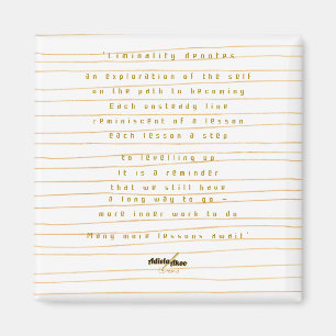 Liminality Magnet by Poet Adiela Akoo