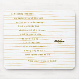 Liminality Mouse Pad by Poet Adiela Akoo Musmatta