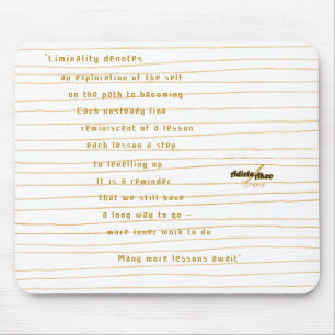 Liminality Mouse Pad by Poet Adiela Akoo Musmatta