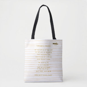 Liminality Tote by Poet Adiela Akoo Tygkasse