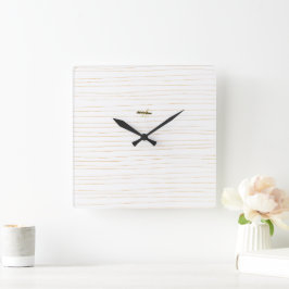 Liminality Wall Clock av Poet Adiela Akoo Fyrkantig Klocka