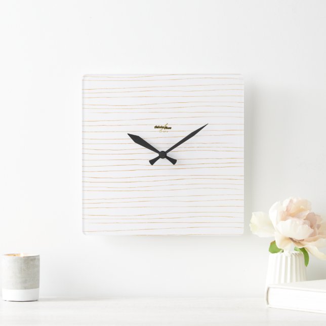 Liminality Wall Clock av Poet Adiela Akoo Fyrkantig Klocka (Hem)