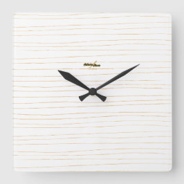 Liminality Wall Clock av Poet Adiela Akoo Fyrkantig Klocka