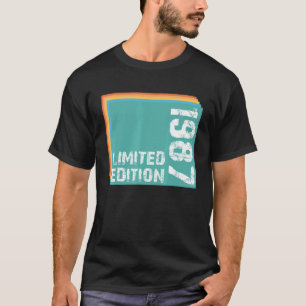 Limit Edition 1987 Birthday T Shirt