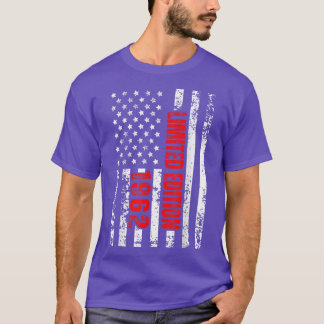 Limited Edition and Born in 1962, Patriotic Birthd T Shirt