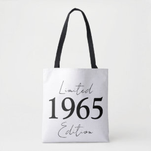 Limited Edition Födelsedag 1965 Bomullstyg Shopper Tygkasse