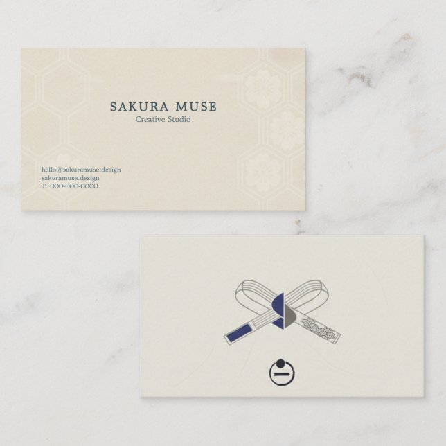 Limited Edition /Minimal Japanese Business Card  Visitkort (Fram/baksida)