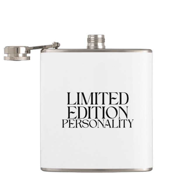 Limited Edition Personlighet Rostfritt stål  Fickplunta (Öppnad)