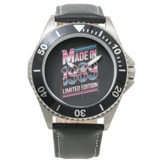 Limited Edition Retro 1989 Mens Watch Armbandsur