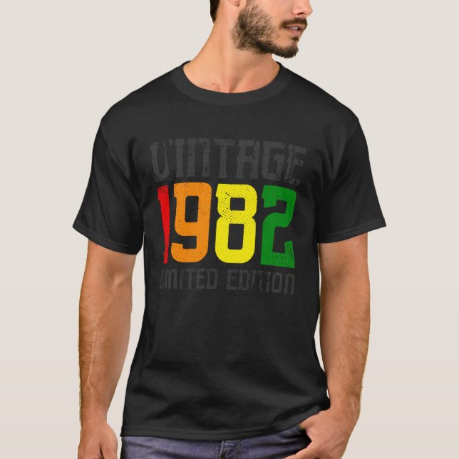 Limited Edition - Vintage 1982 T Shirt (Framsida)