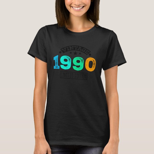 Limited Edition - Vintage 1990 T Shirt (Framsida)