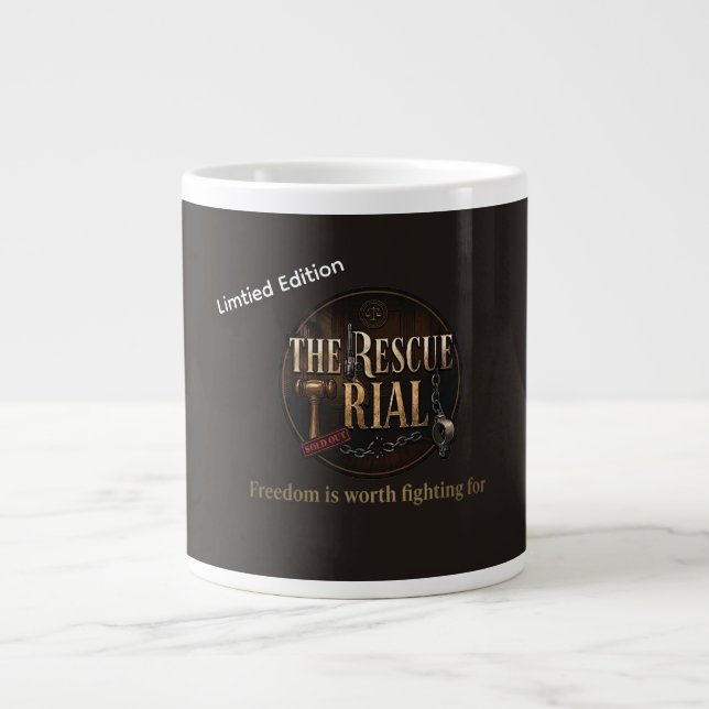 Limited Edition World Premiere "The Rescue Trial"  Jumbo Mugg (Framsidan)