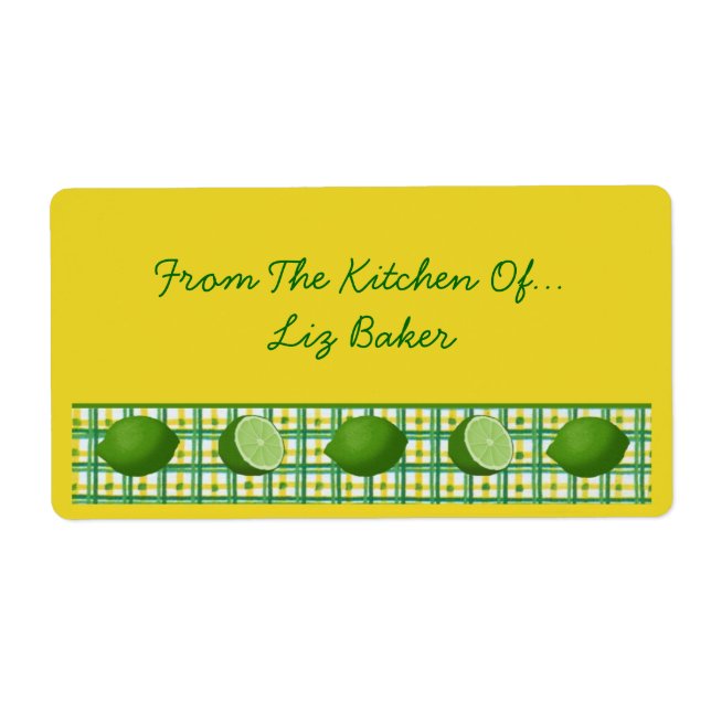 Limma från matlagning fraktsedel (Framsidan)