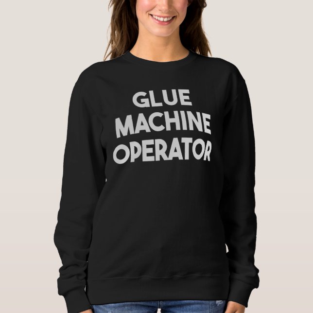 Limmaskinoperatör T Shirt (Framsida)