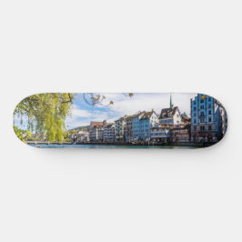 Limmatfloden, Zürich Mini Skateboard Bräda 18,5 Cm