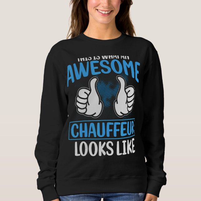 Limo-chaufförer är ett Fantastisk chauffeur Loo T Shirt (Framsida)
