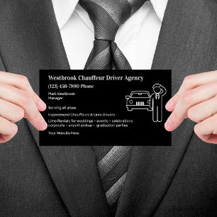 Limo Driver and Chauffeur Service Visitkort