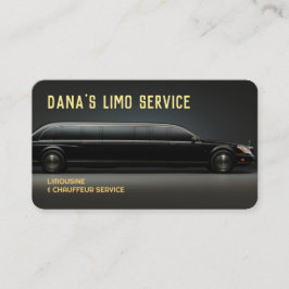 Limo Limousinine-tjänst Visitkort