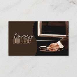 Limo Service Driver, Cab, Taxi, Affärskort Visitkort