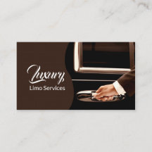 Limo Service Driver, Cab, Taxi Affärskort