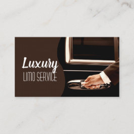 Limo Service Driver, Cab, Taxi Business Card Visitkort